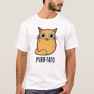 Purr-tato Funny Cat Potato Pun T-Shirt