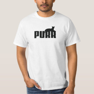 PURR with a resting cat T-Shirt