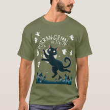 Purranormal Activity Cat T-Shirt – Funny Ghost Cat