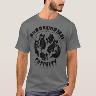 Purranormal Cativity, Funny Cat Lovers Halloween D T-Shirt