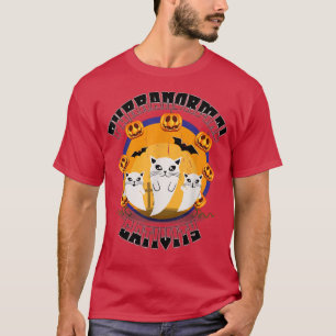 Purranormal Cativity Ghost Spooky Cat Costume Love T-Shirt