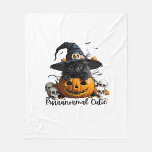 Purranormal Cutie Classic T-Shirt Fleece Blanket