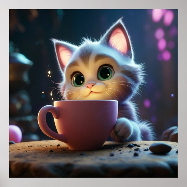 Purrfect Brew Poster (Front)