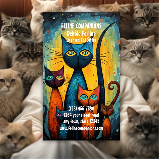 Purrfect Care – Cat Sitting Business Card (Creator Uploaded)