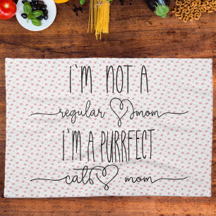 Purrfect Cat Mum Tea Towel