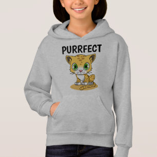 PURRFECT CUTE GIRLS CAT T-Shirts