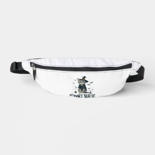 Purrfect for Night Shifts - One Spooky Nurse Cat D Bum Bags