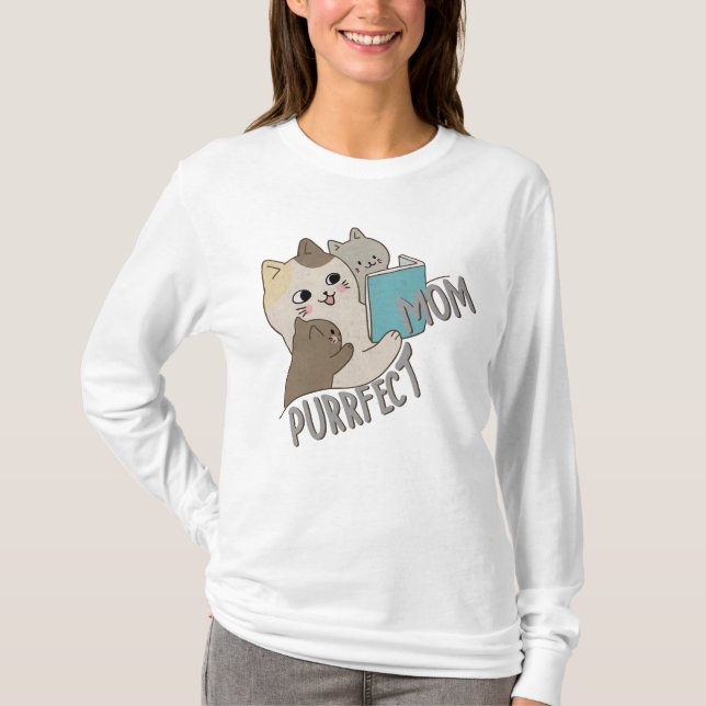 Purrfect Mum T-Shirt (Front)