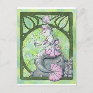 Purrfect Pearl Postcard