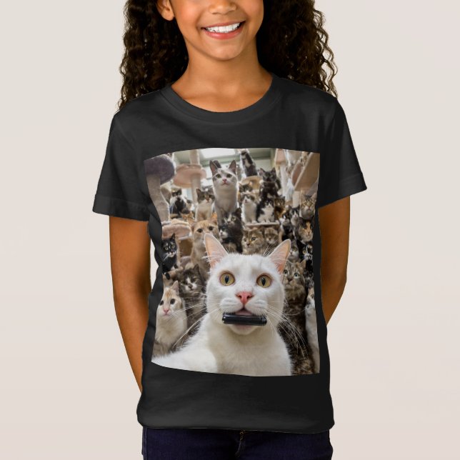 Purrfect Selfie Squad Tee (Front)