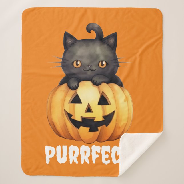 Purrfect Sherpa Blanket (Front)