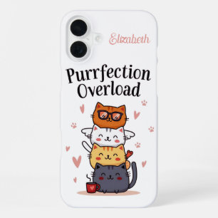 Purrfect Squad iPhone 16 Plus Case