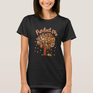Purrfect Tree Kittens Family Of Cats Fall Season L T-Shirt