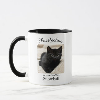 Purrfection  Is a Cat Personalised Mug