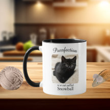 Purrfection Is a Cat Personalised Mug