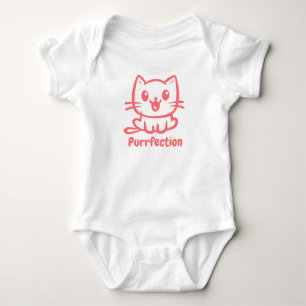 Purrfection, Very Cute Anime Cat Baby Bodysuit