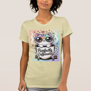 Purrfectly Caffeinated T-Shirt