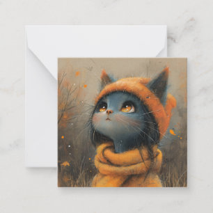 Purrfectly Dressed: Adorable Cat Notecards