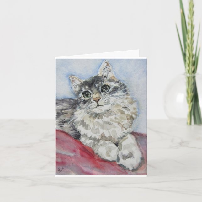 Purrfectly Happy Card (Front)