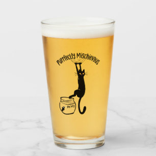 Purrfectly Mischievous Glass