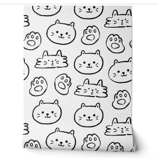 Purrfectly Playful Wallpaper