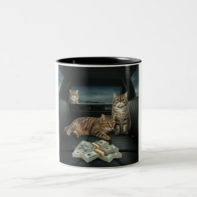 Purrfectly Rich Cat Mug (Center)