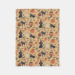 Purrfectly Spooky Fleece Blanket