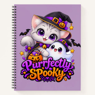 Purrfectly Spooky – Halloween Cat Notebook