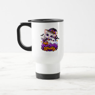 Purrfectly Spooky Halloween Cat Travel Mug