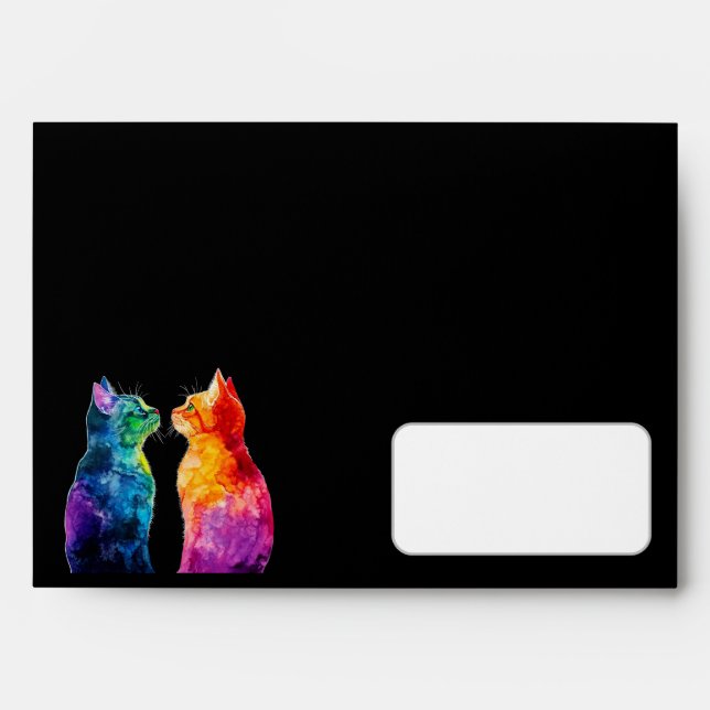 “Purrfectly Yours: A Rainbow Love Story  Envelope (Front)
