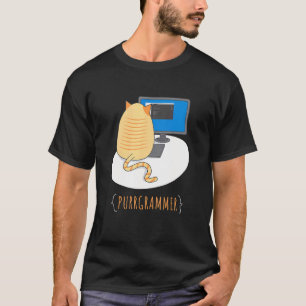Purrgrammer Work From Home Cat T-Shirt