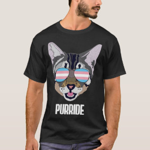 Purride Cat Trans Pride T-Shirt