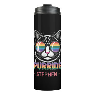 Purride – Cute Cat Pride LGBTQ Thermal Tumbler