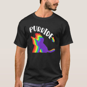 Purride Gay Pride Cat Pride Cat Cat Lgbtq T-Shirt