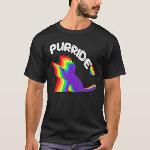 Purride Gay Pride Cat Pride Cat Cat Lgbtq T-Shirt