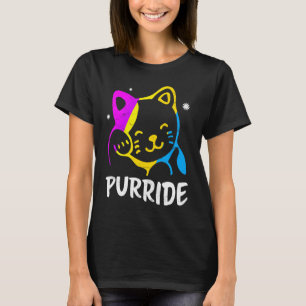 Purride LGBT  Gay Pride Cat  Women Men T-Shirt
