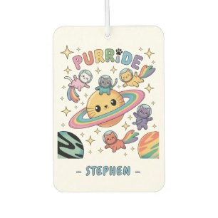 Purride Space Cats – Kawaii Astronaut Cats Car Air Freshener