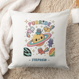 Purride Space Cats – Kawaii Astronaut Cats Cushion