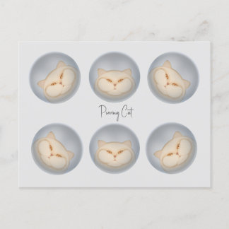 Purring Cat Postcard
