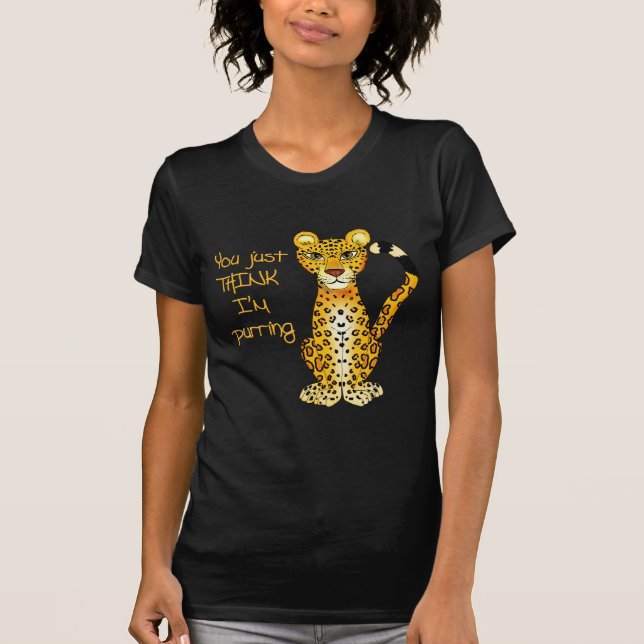 Purring Jaguar T-Shirt (Front)