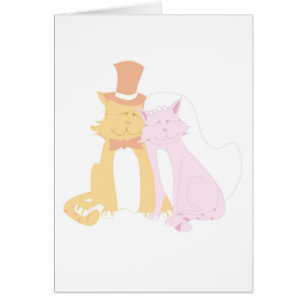 Purring Wedding Cats