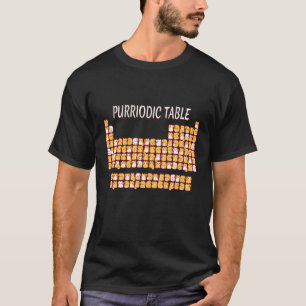 Purriodic Table Cute Cat Periodic Table Pun Men Wo T-Shirt