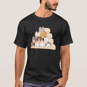 Purrito Cat Burrito Mexican Food Egypt Pyramid T-Shirt