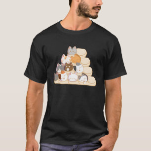 Purrito Cat Burrito Mexican Food Egypt Pyramid T-Shirt