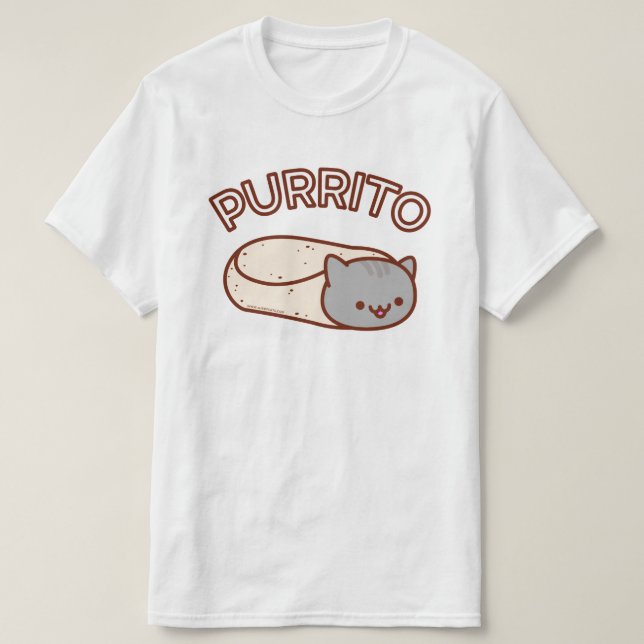 PURRITO Cat Burrito T-SHIRT (Design Front)