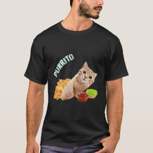 Purrito Cat In A Burrito T-Shirt