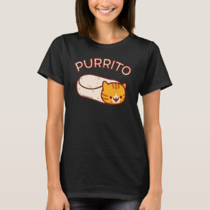 Purrito The Cat Burrito Orange Tabby T-Shirt