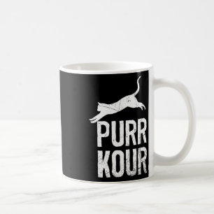 Purrkour Funny Jumping Cats Parkour Gear Coffee Mug
