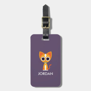 Purrl the Cat Luggage Tag