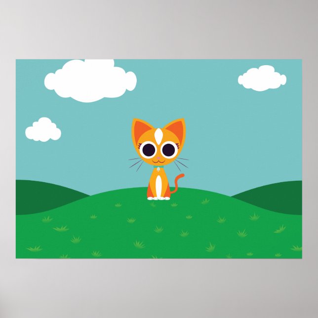 Purrl the Cat Poster (Front)